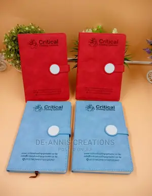 A5 Notebooks With Round Button