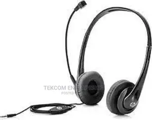 T1A67AA HP Stereo USB Headset Black