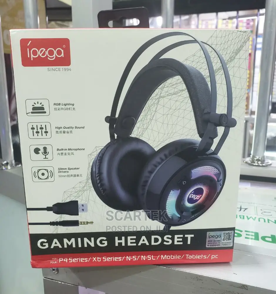Ipega Gaming Headset for Ps4/Xbox/Mobile/Tablet/Pc