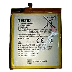 Tecno Phantom 6 Battery -Silver Yellow