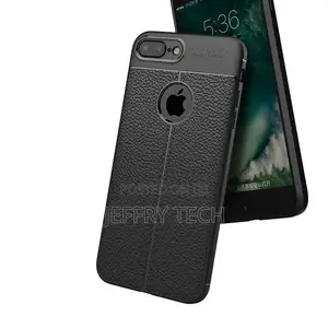 iPhone 8 Plus 7 Plus Litchi Texture TPU Protective Back C