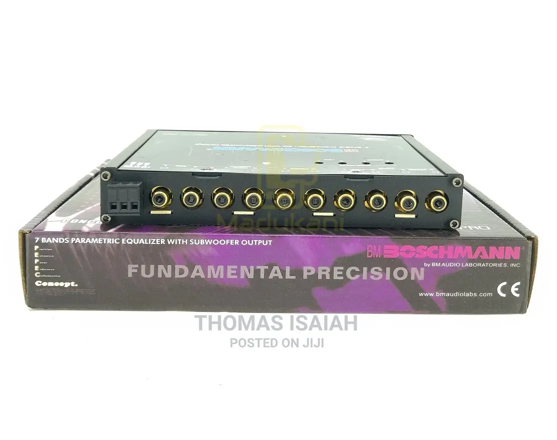 Boschmann EQX - 75 Pro 7 Band Parametric Equalizer