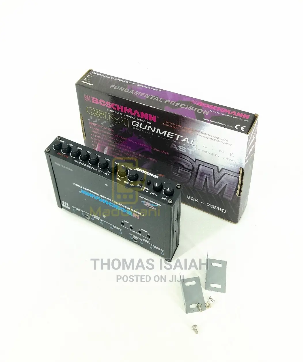 Boschmann EQX - 75 Pro 7 Band Parametric Equalizer