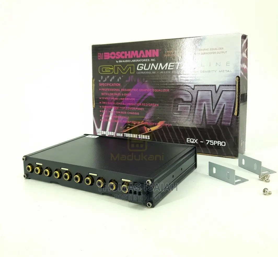 Boschmann EQX - 75 Pro 7 Band Parametric Equalizer