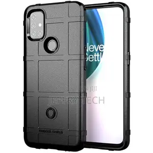 Rugged Cover Case for Oneplus Nord N10- Black