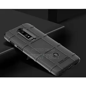Rugged Cover Case for Oneplus 6 - Black