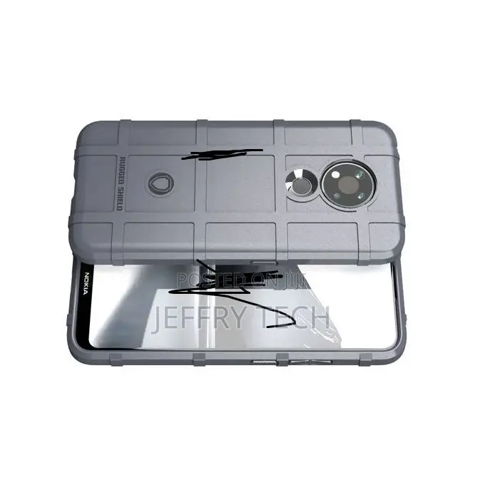 Rugged Cover Case for Nokia 3.4- Blue