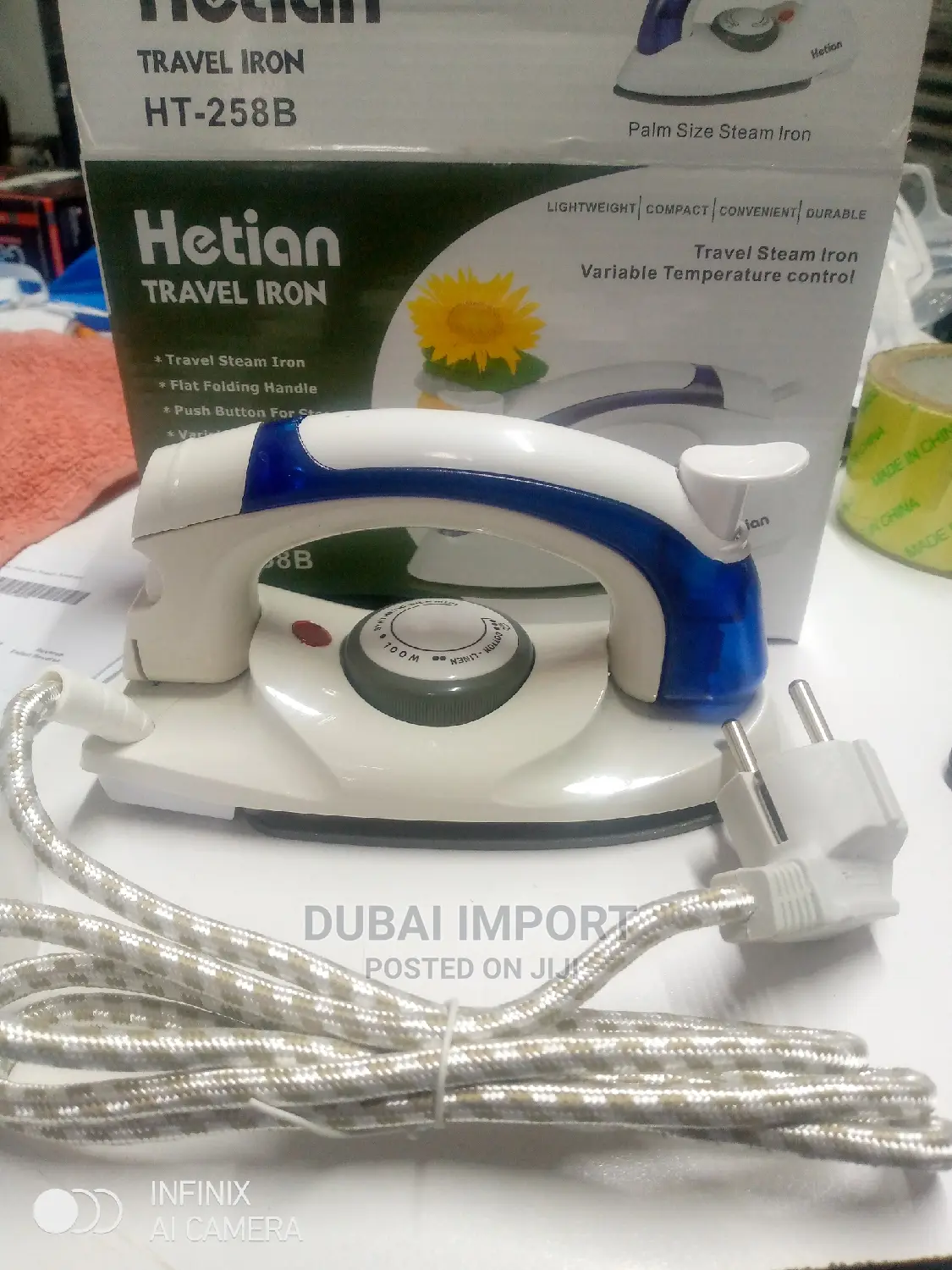 Foldable Travel Iron Box