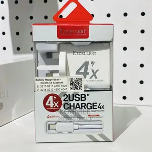 Excellent 4x 2usb Port Charger