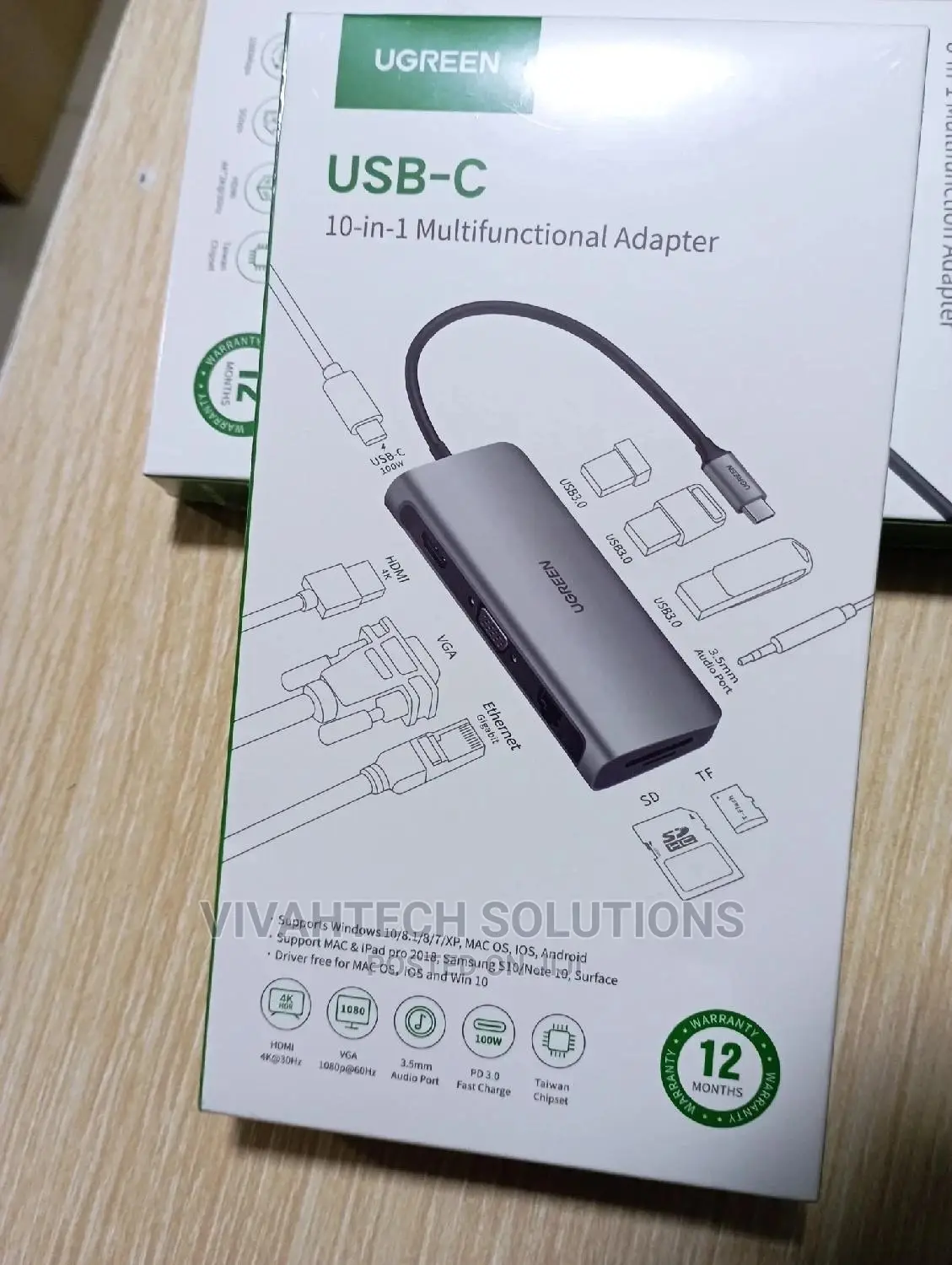 UGREEN USB-C Multifunction Adapter 9 in 1 CM490