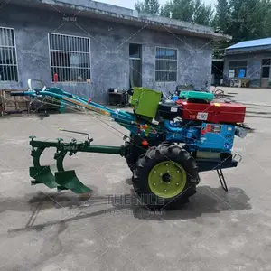 Double Plough Walking Tractor and Rotary Tiller