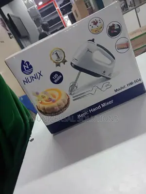 Nunix Electric Hand Mixer Whisk Egg/Cake Baking Mixer