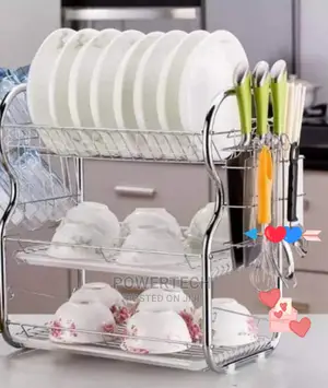 Affordable 3 Tier Dish Rack With Drainers