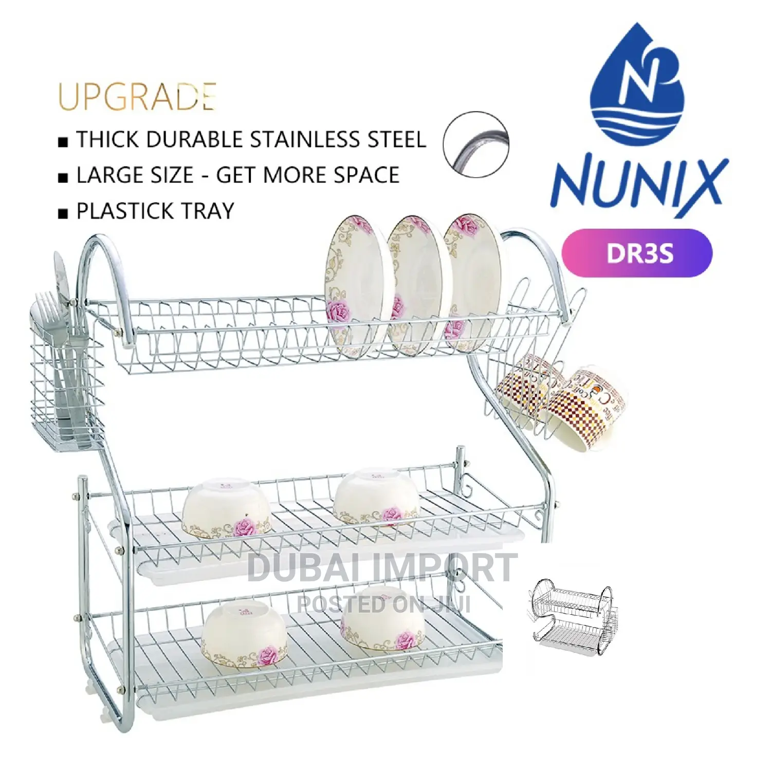 2 Layers Dish Rack