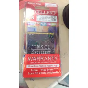 Excellent Phone Battery for Nokia C1 Mobile Phone