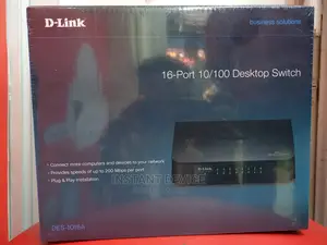 D-Link 16-Port 10/100 Desktop Switch DES-1016A