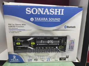 Sonashi Bluetooth Car Radio With Fm, Usb
