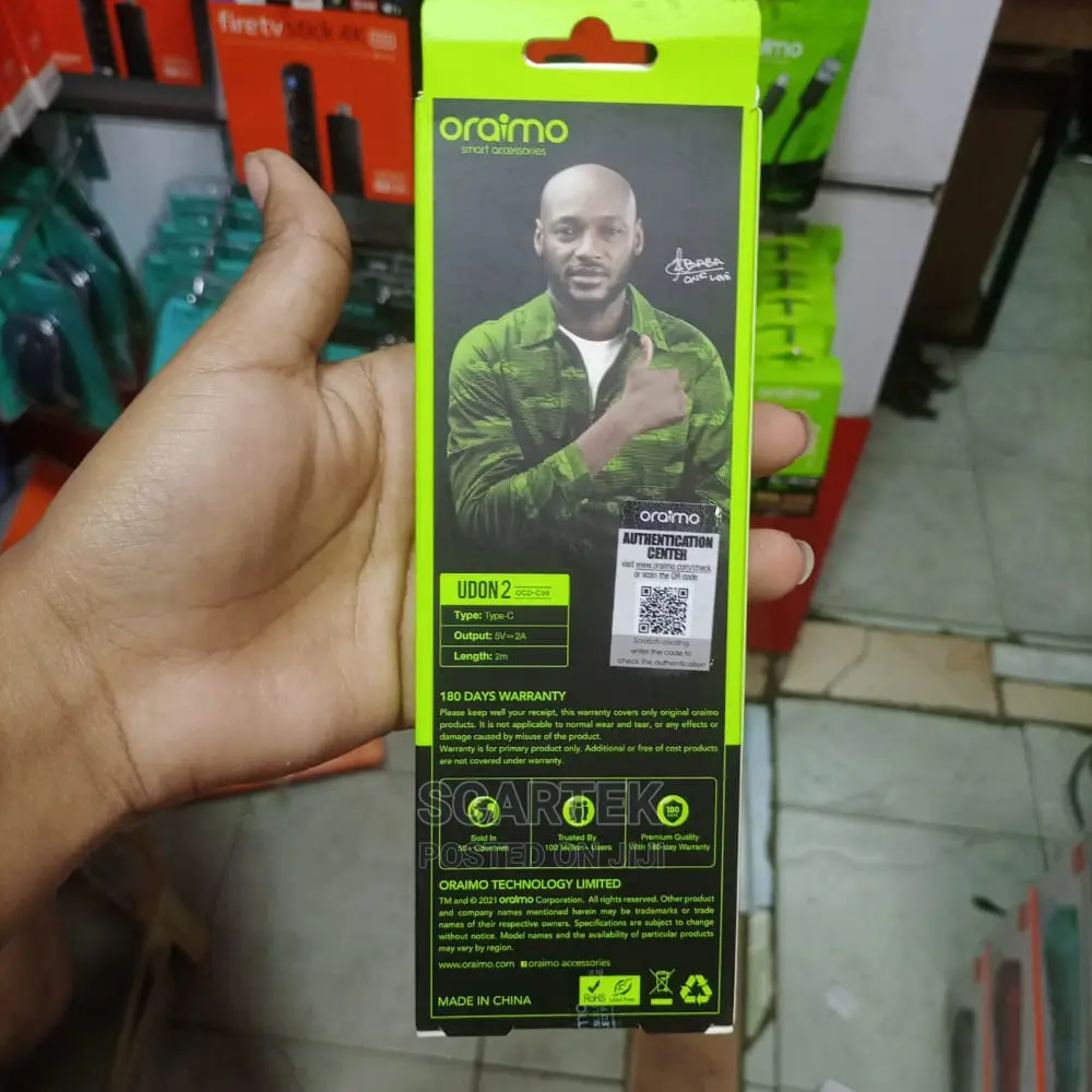 Oraimo Udon 2 Metres Cable
