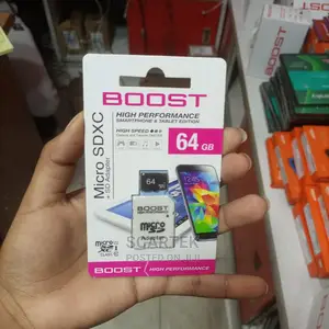 Boost High Performance SD Card + Adapter 64gb