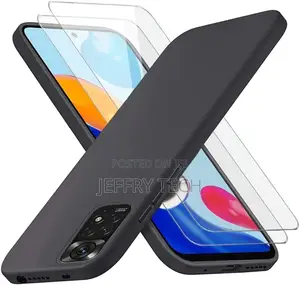 Xiaomi Redmi Note 11/11s Case Silicone Gel Cover Glass Scr