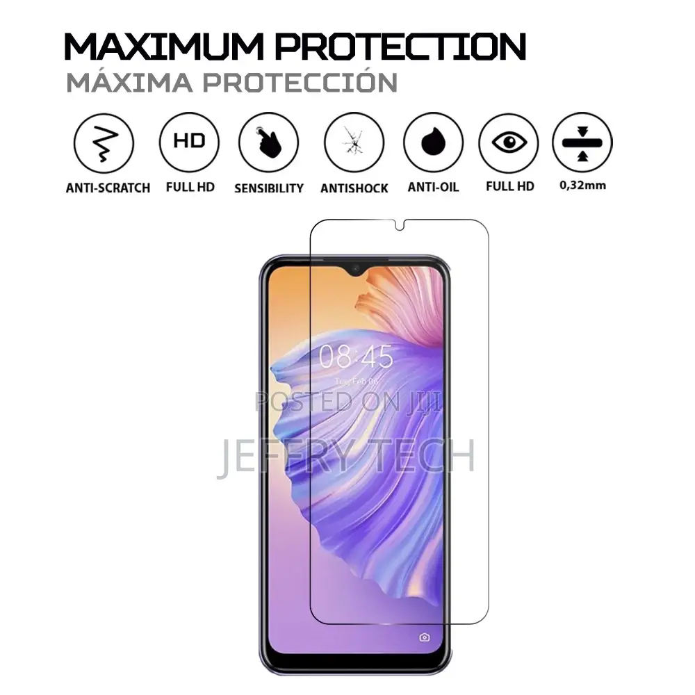 Screen Protector Brand Antishock for Tecno Spark 8