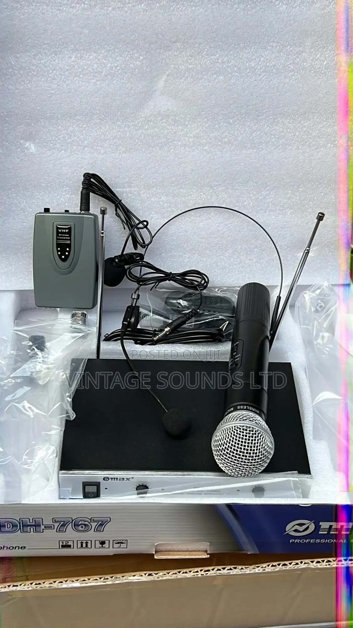 Max Dh767 3pcs Wireless Microphone