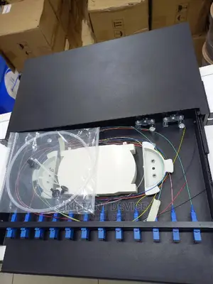 12 Port Simplex Patch Panel Loaded