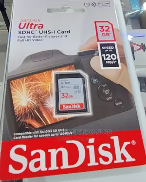 Sandisk 32gb Ultra Uhs-I SDHC Memory Card
