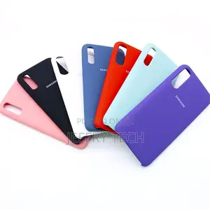 Original Samsung A30 A70 Liquid Silicone Case Soft TPU Back