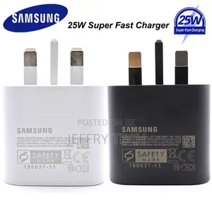 Samsung Note 20 10 S20 Plus Super Fast Charger 25W UK Power