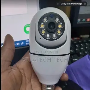 Rotating Bulbcamera With Motion Sensor