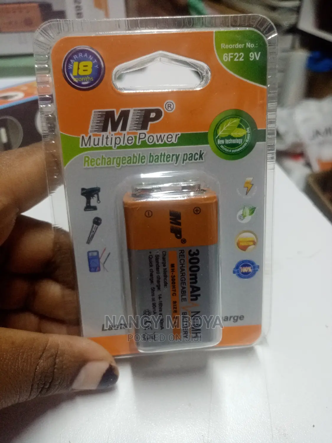 Rechargeable Battery 9v