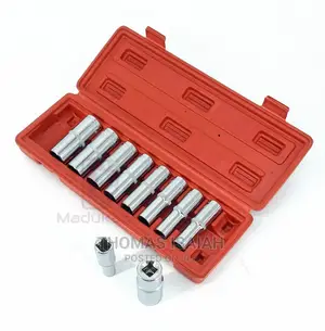 10pcs 1⁄2 Inch Dr Deep Socket Wrench Set