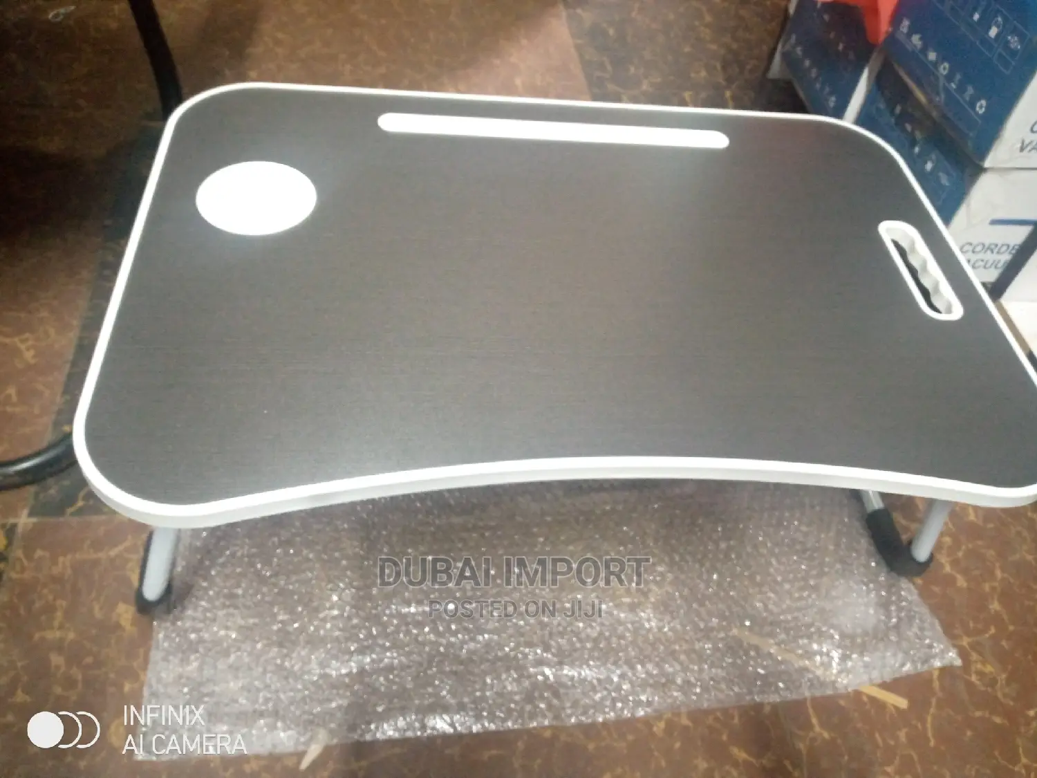 Foldable Laptop Stand With Cup Holder