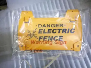 Electric Fence Hatari Sign/Danger