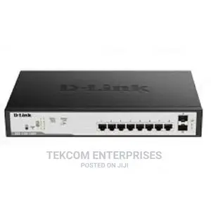 D-Link DGS-F1100-10PS 8-Port POE Gigabit Switch