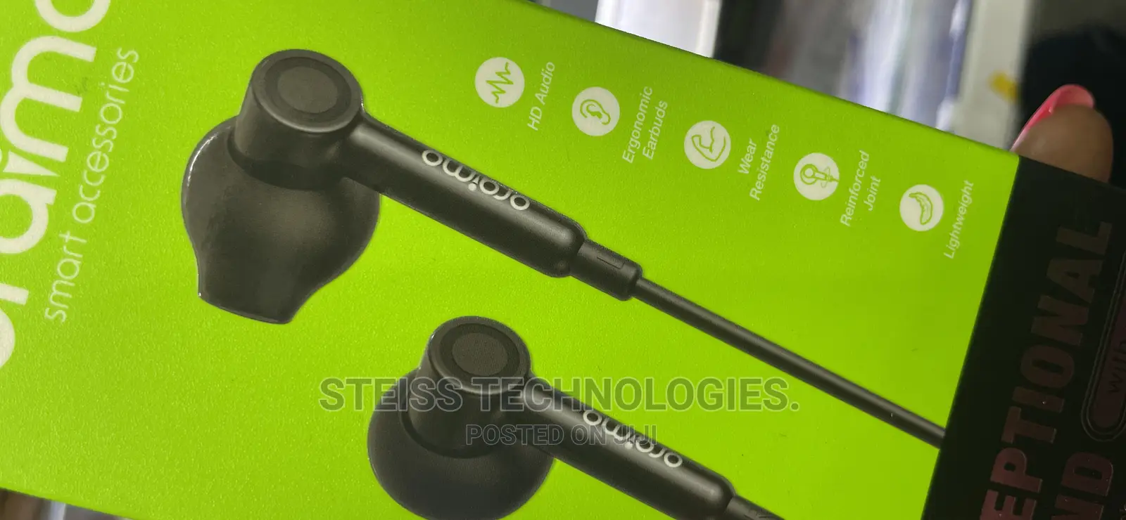 Oraimo Half in Ear Earphones