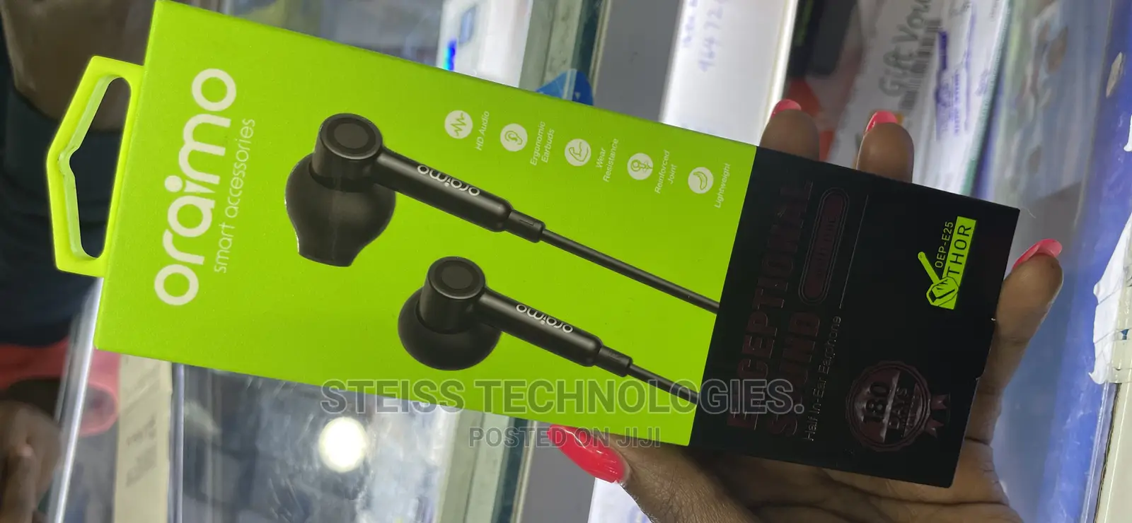 Oraimo Half in Ear Earphones