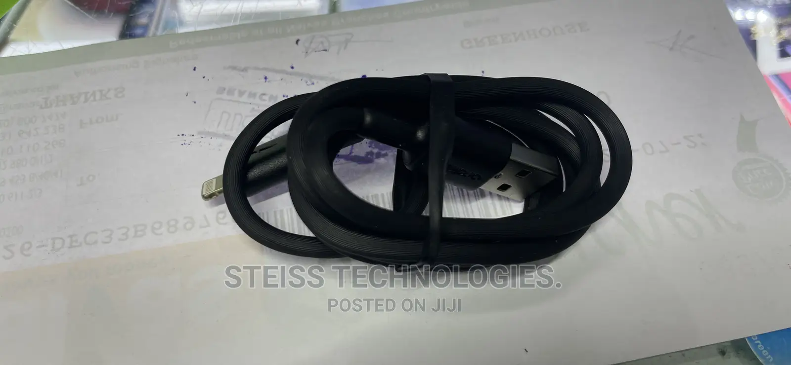 Black Oraimo iPhone Cable