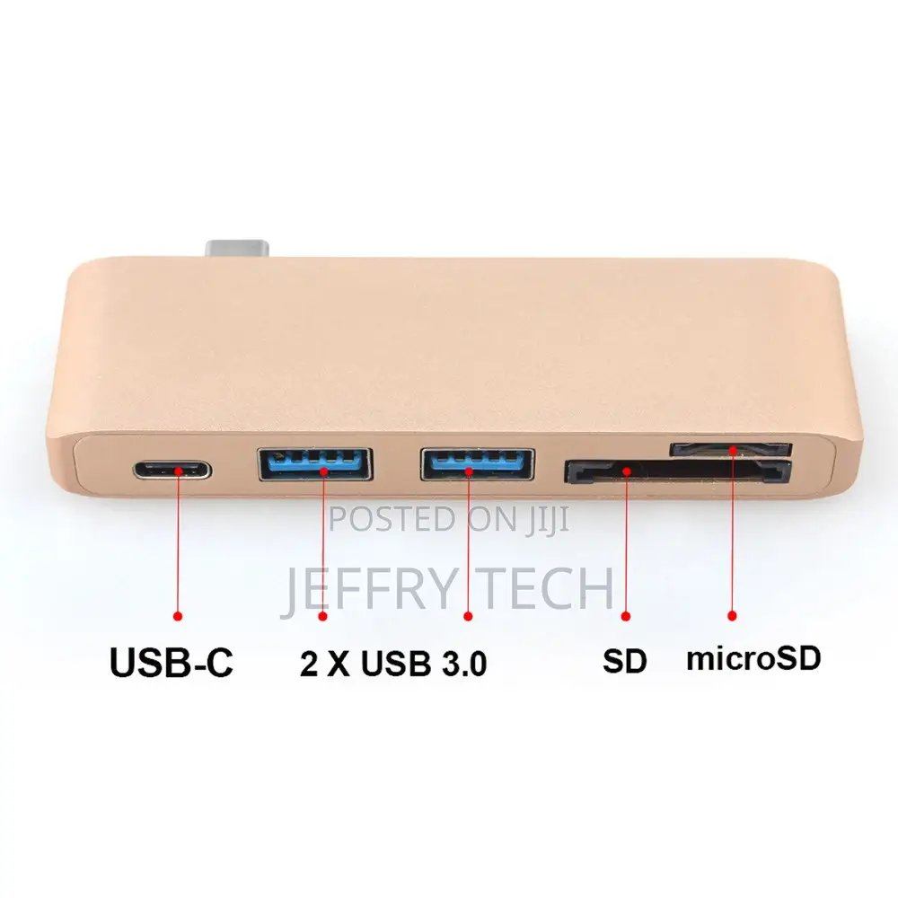 USB C Hub to TF SD Reader Slot Hub 3.0 PD Thunderbolt 3 USB