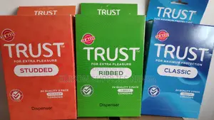 Trust Condoms Ribbed Studded 24 Pack * 3s