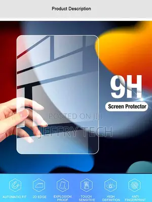 Tempered Glass for iPad Pro 11 2021 2020 2018 Screen Protect