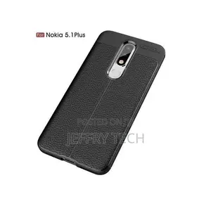 Nokia 5.1 Plus/X5 Silicone Case Back Cover - Black