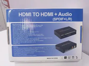 4K HDMI Audio Extractor With HDMI + Analog Audio(Spdif+L/R)