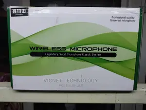 Dual Channel Uhf Wireless Lapel Lavalier Microphone