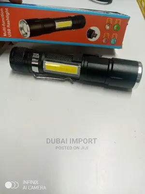 Rechargeable LED Flashlight Zooming Torch