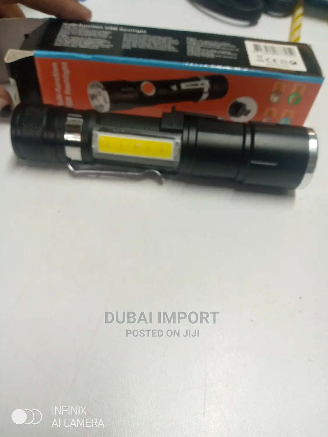Rechargeable LED Flashlight Zooming Torch