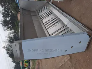 Stainless Steel Kitchen Hood With Grease Filters, Fan Duct