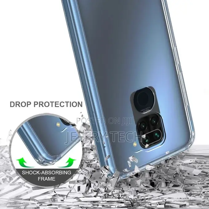 Xiaomi Redmi Note 9 4G Clear Bumper Phone Case