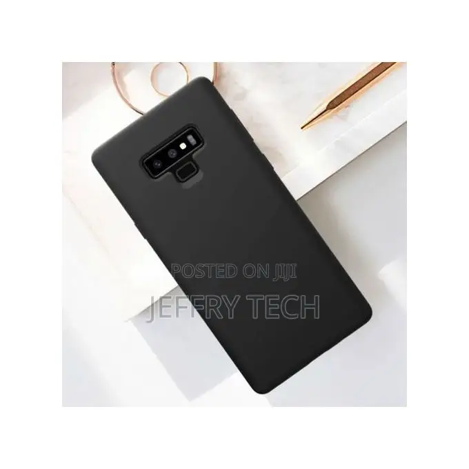 Black Silicon Case for Samsung Galaxy Note 9